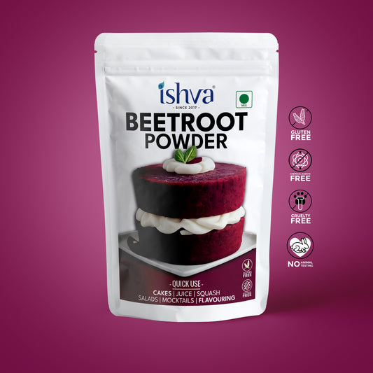 Ishva Beetroot Powder - Flavor for Cakes & Muffins