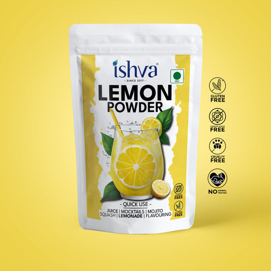 Ishva Lemon Powder - Flavor for Juice