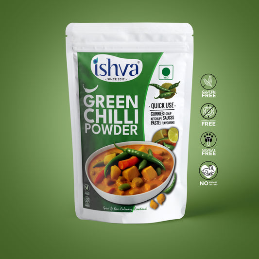 Ishva Green Chili Powder - Flavor for Curries