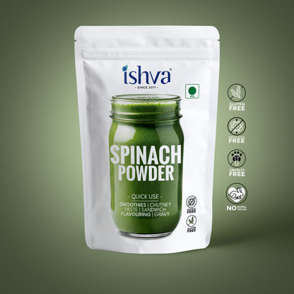 Ishva Spinach Powder - Flavor for Smoothies