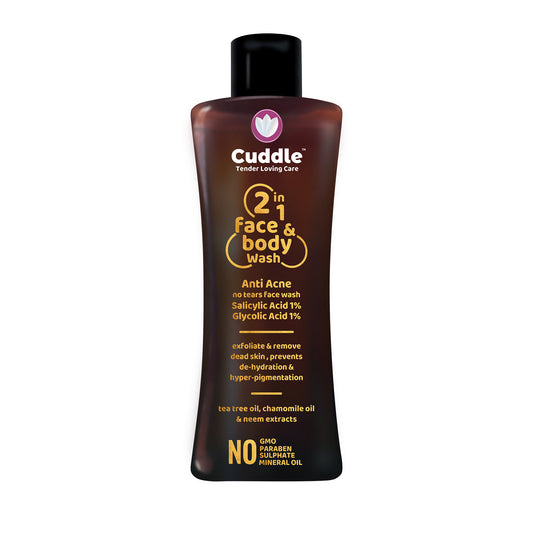 Cuddle 2 in 1 Face and Body Wash 200 ml