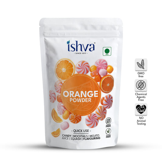 Ishva Orange Powder - Flavor for Candies