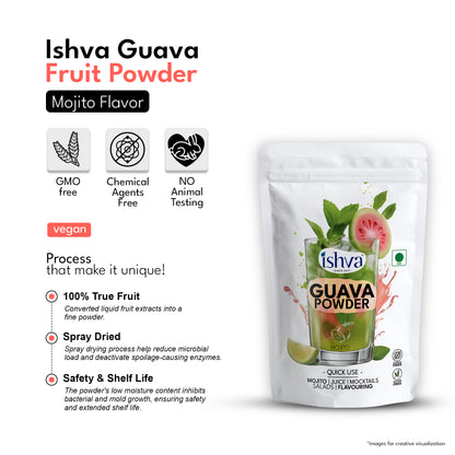 Ishva Guava Powder - Flavor for Mojito