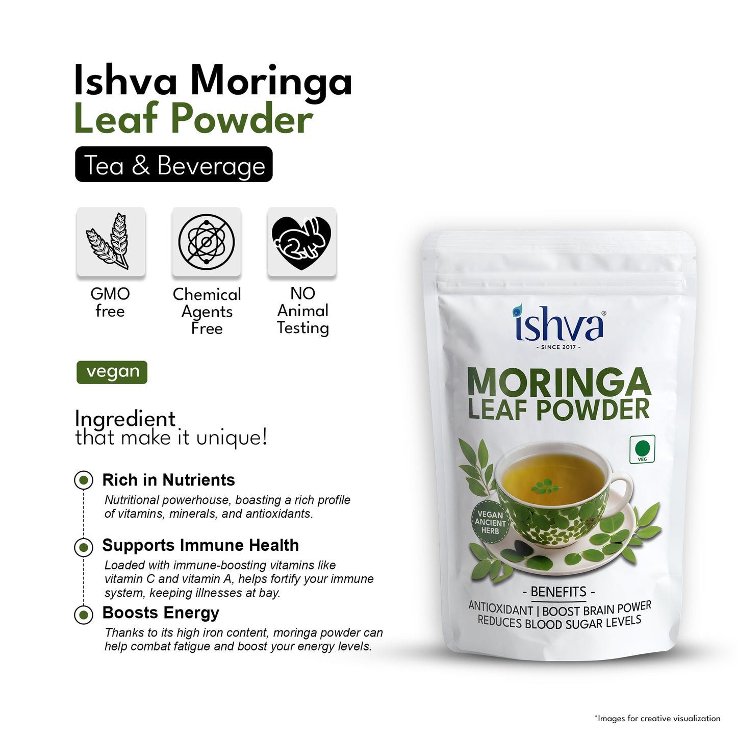Ishva Moringa Powder for Tea