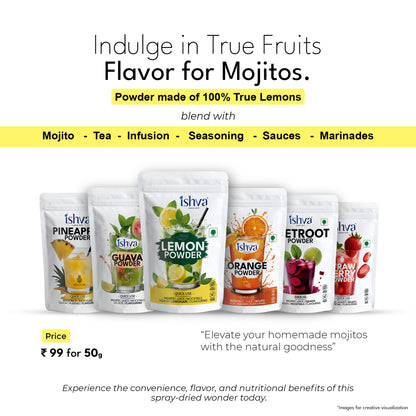 Ishva Lemon Powder - Flavor for Mojito