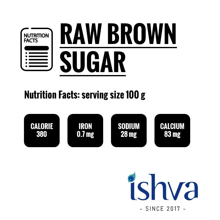 Ishva Brown Sugar - Naturally Sweet, Organically Grown