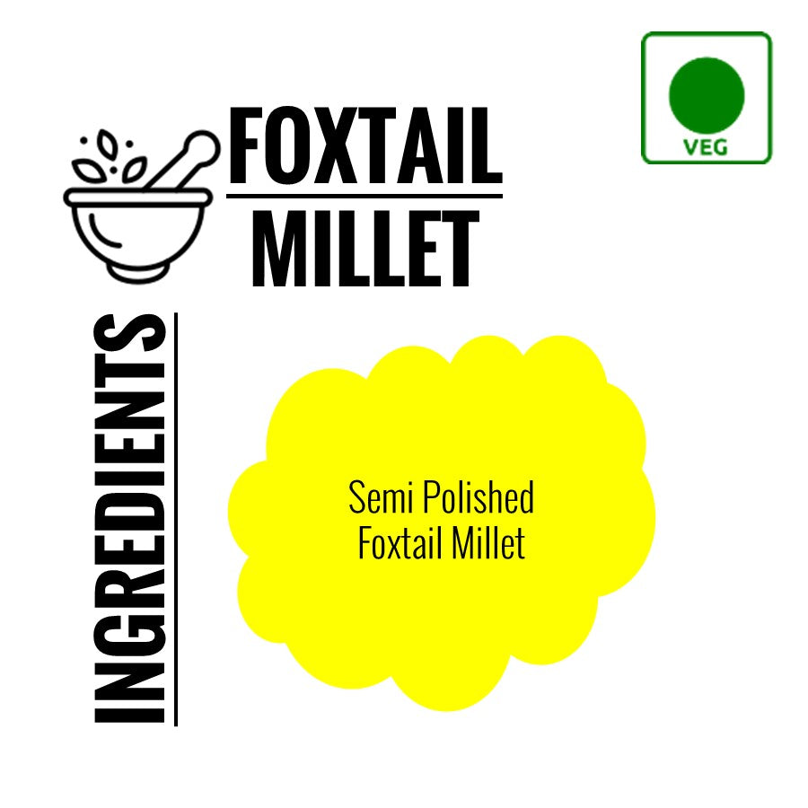 Ishva Foxtail Millets 500g - Nutritious, Versatile, and Delicious!