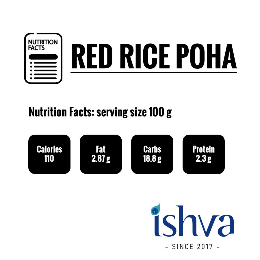 Ishva Red Poha 500g