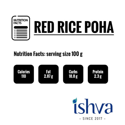 Ishva Red Poha 500g