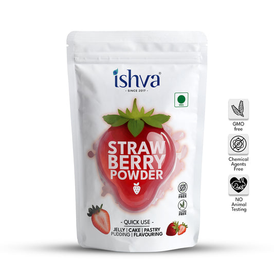 Ishva Strawberry Powder - Flavor for Jelly