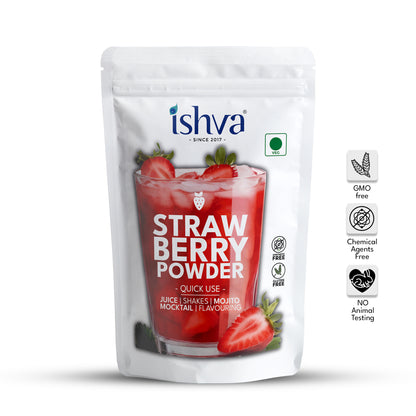 Ishva Strawberry Powder - Flavor for Juice