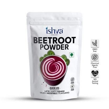 Ishva Beetroot Powder - Flavor for Mocha