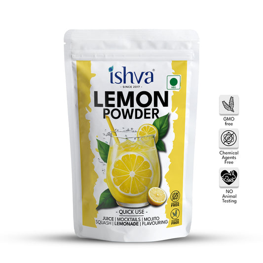 Ishva Lemon Powder - Flavor for Juice