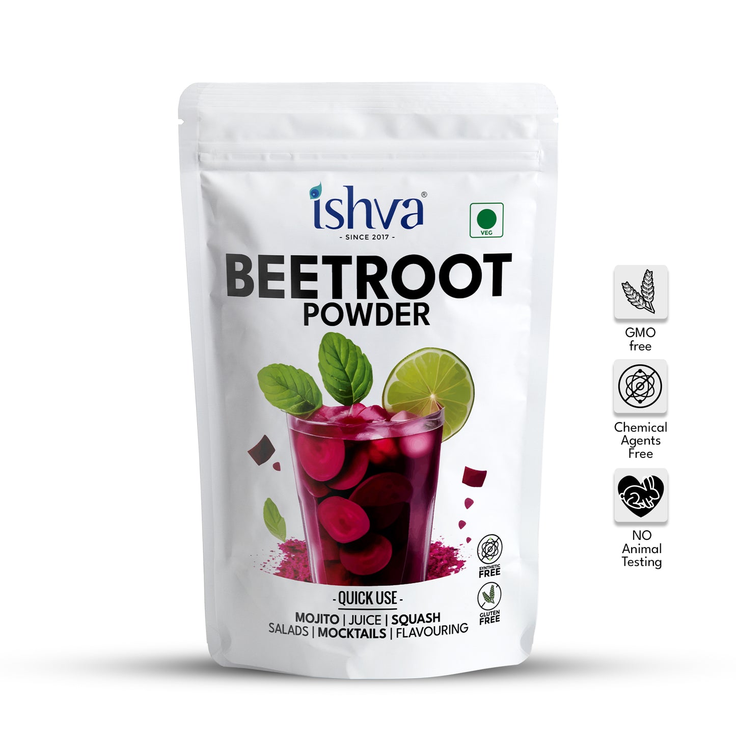 Ishva Beetroot Powder - Flavor for Mojito's & Mocktail's