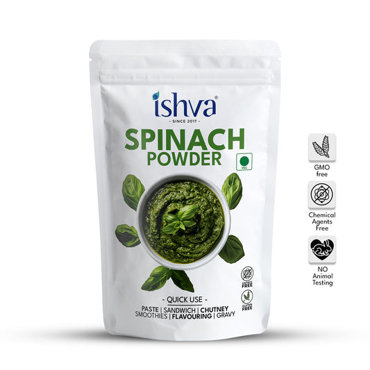 Ishva Spinach Powder - Flavor for Paste and Chutney