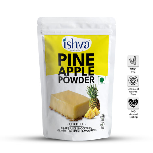 Ishva Pineapple Powder - Flavor for Desserts and Pudding