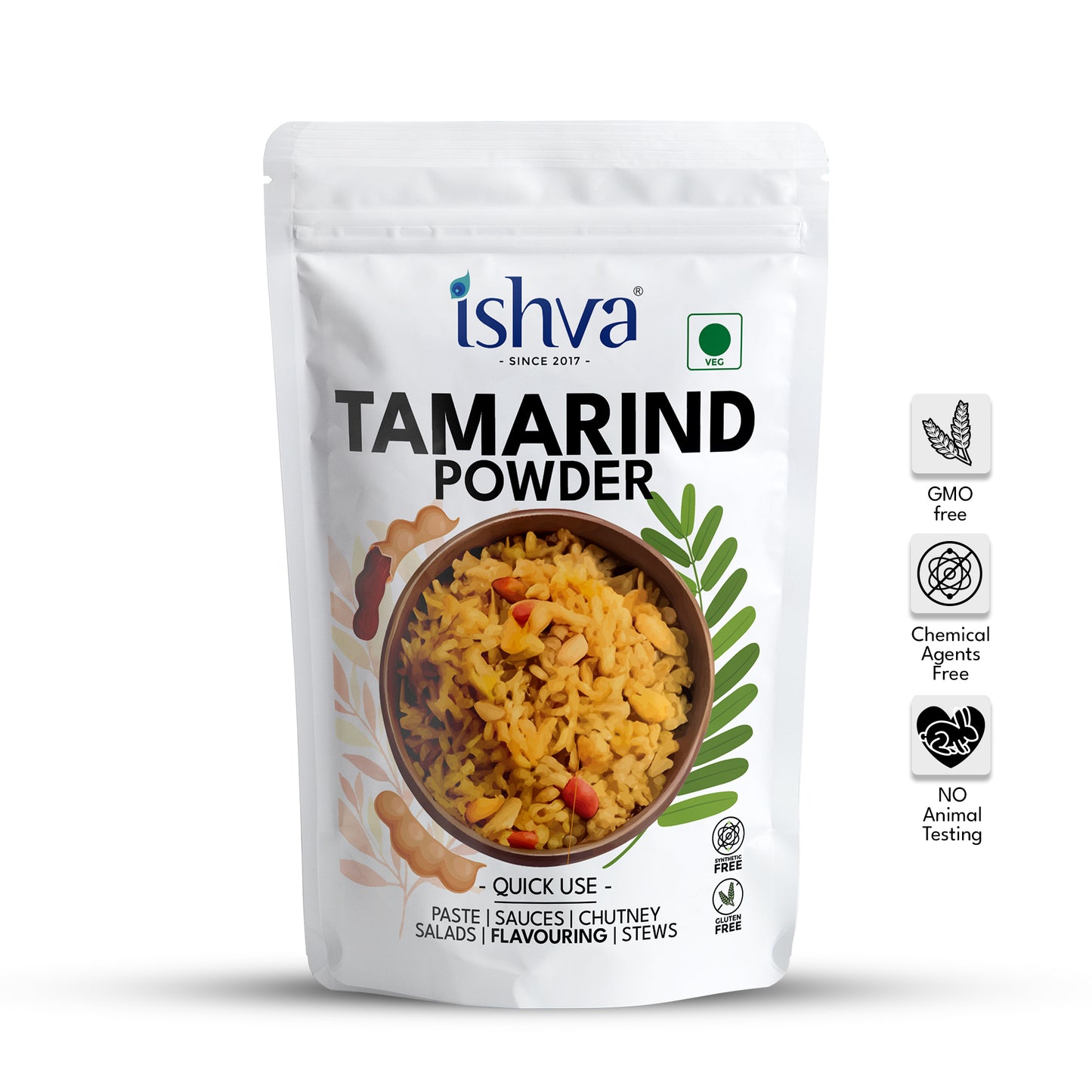 Ishva Tamarind Powder - Flavor for Pulihora