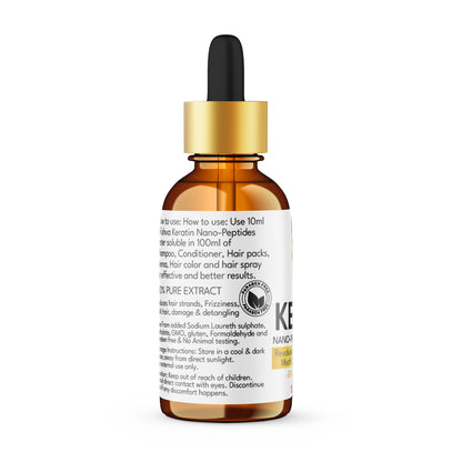 Ishva Keratin Nano-Peptides Water Soluble 10 ml | Paraben Free